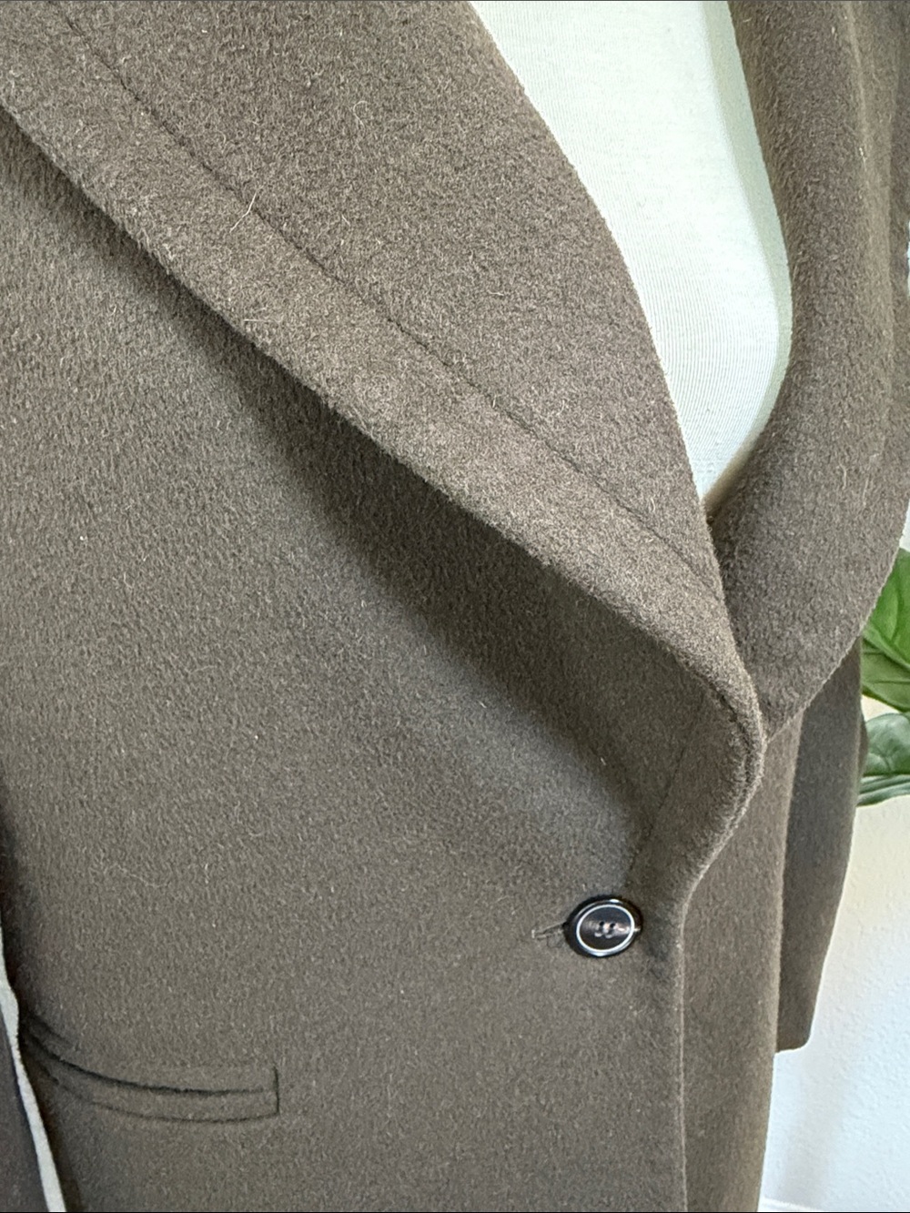 Forever 21 Dark Brown Single-Button Coat - Picture 5 of 13